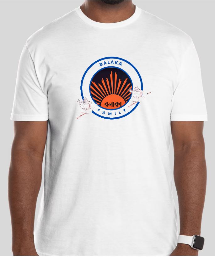 Casual Cotton plain  T-Shirt (Balaka print)