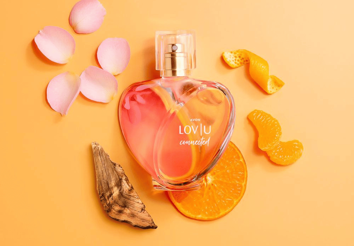 Avon LOV|U Connected Eau de Parfum 50ml | Floral Fruity Perfume for Women | Long Lasting Fragrance with Citrus, Rose & Sandalwood Notes