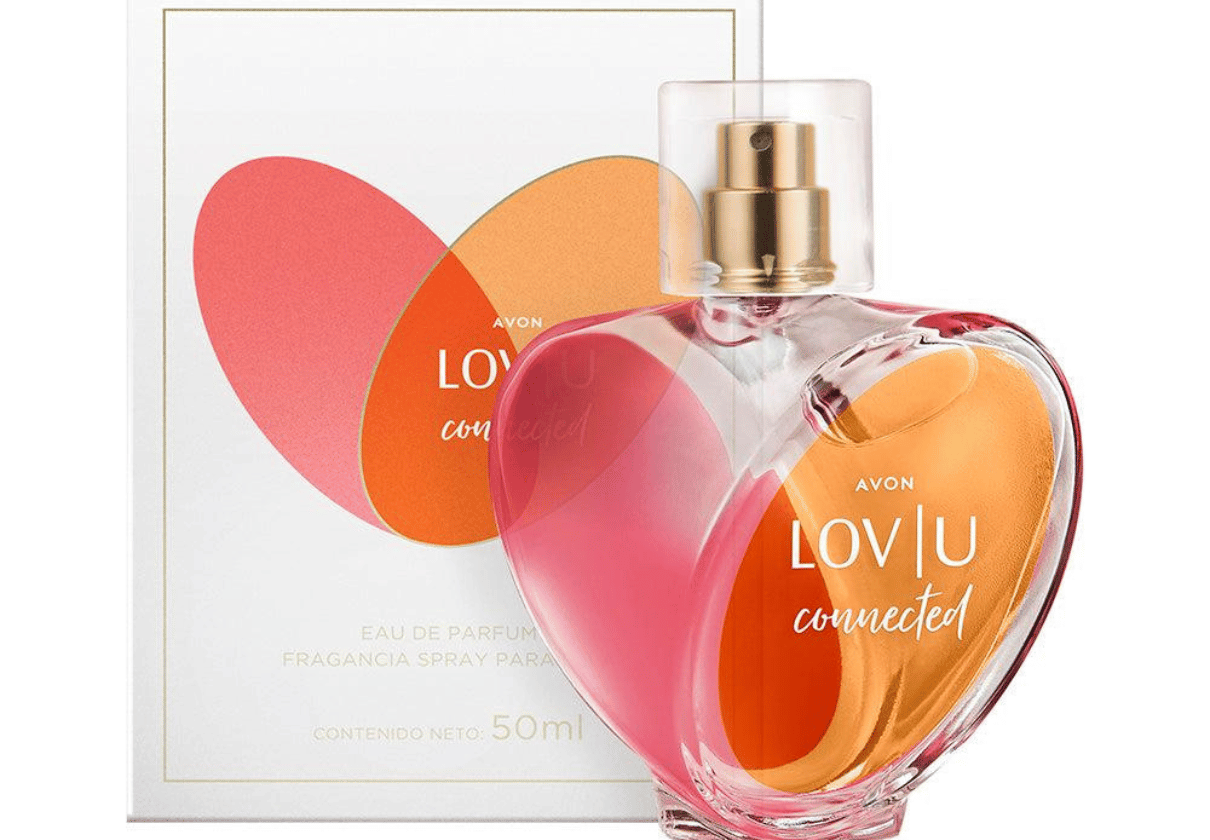 Avon LOV|U Connected Eau de Parfum 50ml | Floral Fruity Perfume for Women | Long Lasting Fragrance with Citrus, Rose & Sandalwood Notes