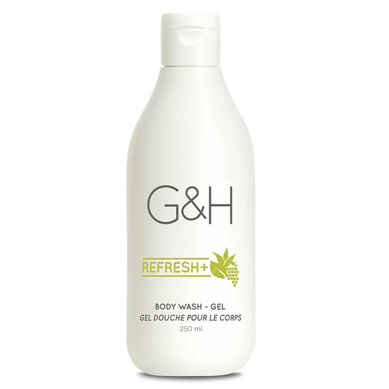Amway G&H Refresh+ Body Wash Gel | Soap-Free Daily Cleansing Formula with Aloe Vera, Grape & Green Tea Extracts | Dermatologist Tested | Family Body Wash