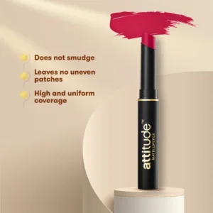 Amway Matte Finish Lipstick | Long-Lasting Smudge-Proof Lip Color | High Pigment, Full Coverage | Smooth Glide, Preservative-Free | Intense Matte Lipstick