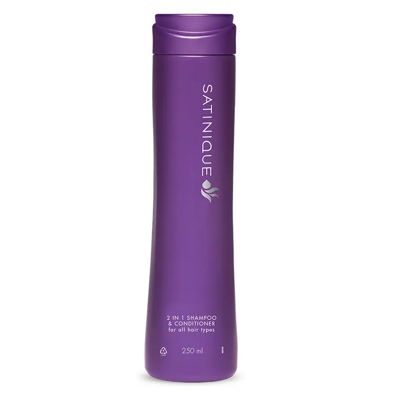 Amway SATINIQUE™ 2-in-1 ENERJUVE™ Technology Shampoo & Conditioner  | Daily Use Hair Cleanser with With Borage Oil & Vitamin E ,Easy-to-Manage Hair