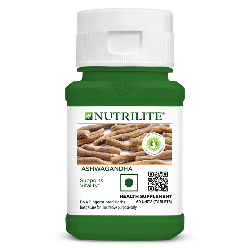 Amway Nutrilite Herbal Wellness Combo – Brahmi (60 Tabs) + Ashwagandha (60 Tabs) + Chyawanprash (500g) | Brain, Immunity & Stress Support