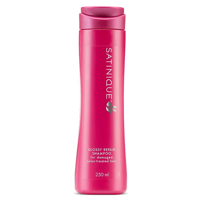 Amway SATINIQUE™ Glossy Repair Colour Protection Shampoo for Damaged & Color-Treated Hair With Pomegranate & Grape Seed Extract | Revitalized Hair